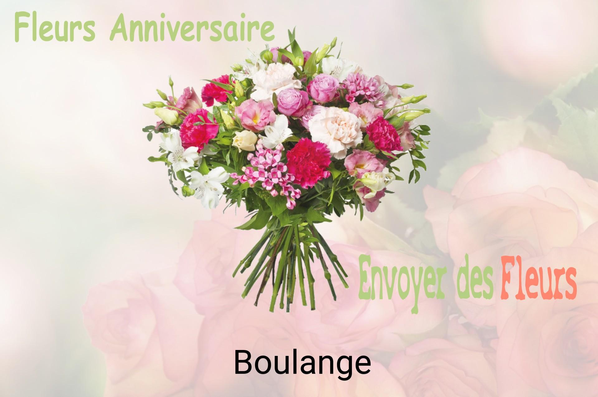 Bouquet de fleurs d’anniversaire livré à Boulange