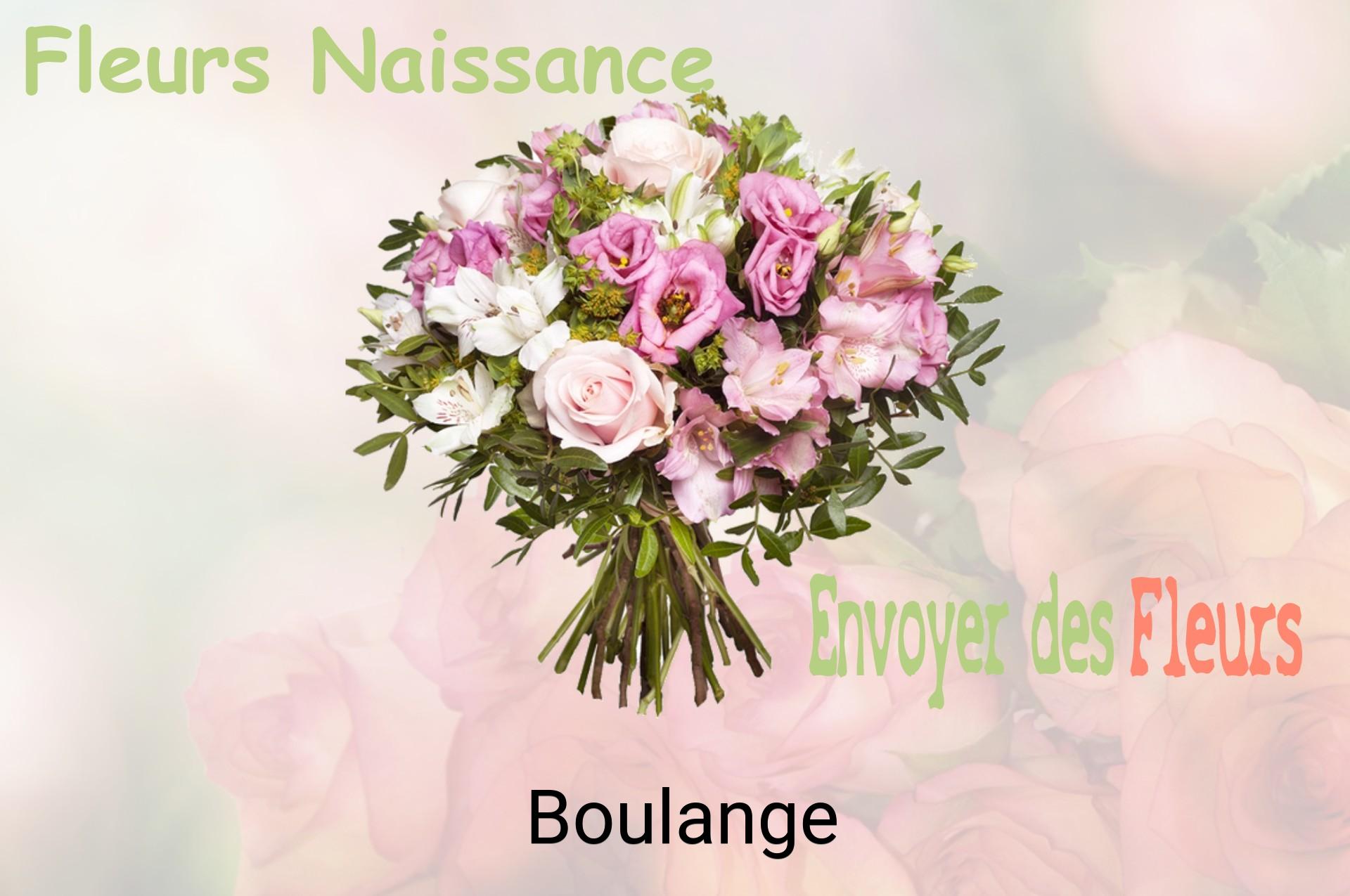 Bouquet de fleurs de naissance livré à Boulange